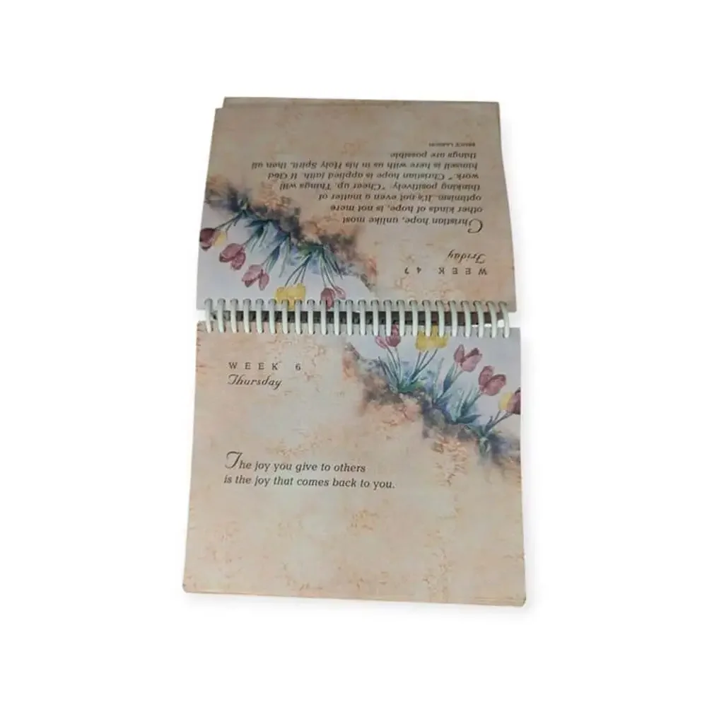 A Working Woman's Guide to Joy Spiral Daily Perpetual Calendar by Gwen Weising